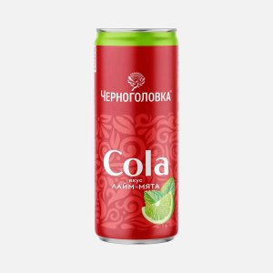 Напиток Черноголовка Кола Лайм-мята ж/б 0,33