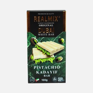 Шоколад Риалмикс Дубай Пистачио Кунафа Вайт 100г