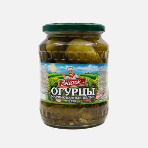 Огурцы Знаток маринованные ст/б 670г