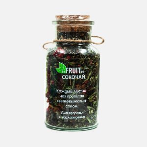 Чай Бифрутби Сокочай черн ананас/вишня/лемонграсс 65г