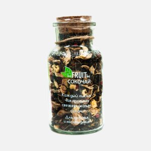 Чай Бифрутби Сокочай зелен имбирь/яблоко/гвоздика 70г