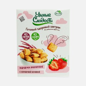 Подушечки Умные сладости амарантовые с клуб нач со стев 220г