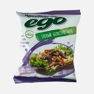 Мясо Эго соевое Бефстроганов 80г 