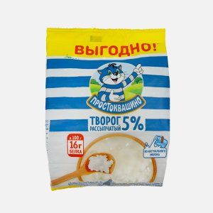 Творог Простоквашино рассыпчатый 5% пл/уп 290г