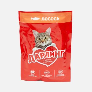Корм Дарлинг Лосось в подливе пауч 75г