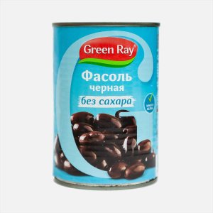 Фасоль Грин Рэй черная без сахара ж/б/ключ 425мл