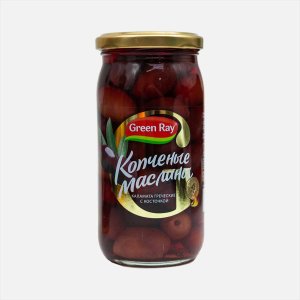 Маслины Грин Рэй Каламата копченные ст/б 370мл