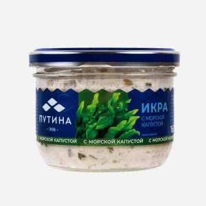 Икра Путина с морской капустой ст/б 160г