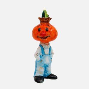 Украшение елоч Лефортовский фарфор Луковый мальчик голуб фарф 5х5,5х12