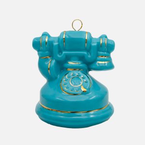Украшение елоч Лефортовский фарфор Телефон тиффани фарфор 6,5х6,5х8см