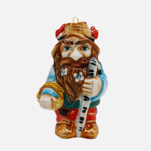 Украшение елоч Лефортовский фарфор Леший фарфор 7х5х11см