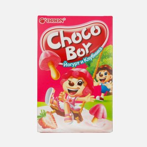 Печенье Орион Чоко Бой Йогурт и клубника 40г