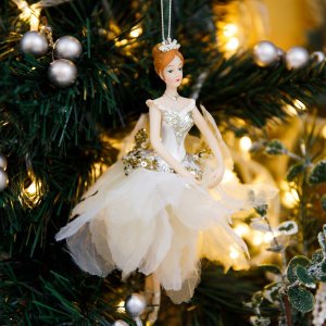 Украш елочХолидейКлассик Балерина Шопениана полистоун 12,5х10х18см