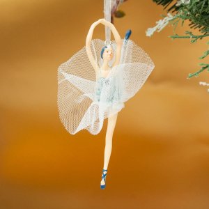 Украшение елочное подвесноеБалерина L13,5 W3 H13см полимер 811266