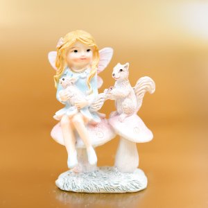 Фигурка декоративная Фея L6,5 W4,5 H8,5см полимер