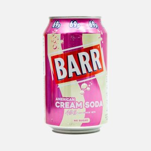 Напиток Барр со вкусом крем-сода без/сах газ ж/б 330мл