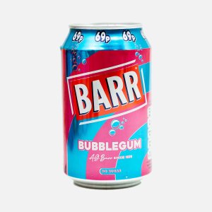Напиток Барр со вкусом бабл-гам без/сах газ ж/б 330мл