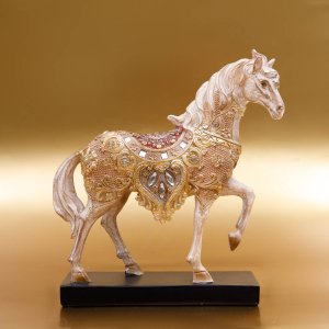 Фигурка декоративная Лошадь L21,5 W6 H23см полимер