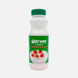 Йогурт Зеленый луг со вкусом Малина-Земляника 2.5% пл/б 270г