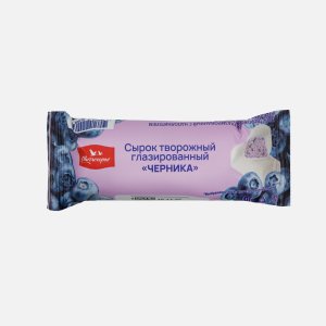 Сырок Свитлогорье тв/гл Черника в белой глазури 16% 40г