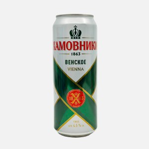 Пиво Хамовники Венское свет фильтр паст 4.5% ж/б 0,45л