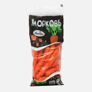 Морковь Новита мытая пакет 1кг 