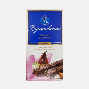 Шоколад Вдохновение Грушевый тарт со вкусом маскарпоне 90г