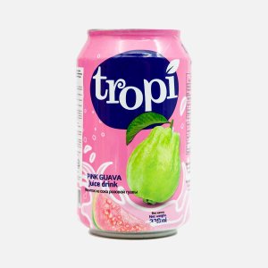 Напиток Тропи со вкусом розовой гуавы сокосодержащий ж/б 330мл