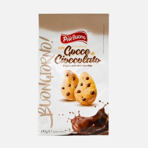 Печенье Пиу Буоно песочное с шоколадной крошкой 300г