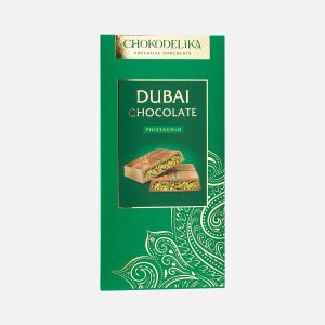 Шоколад Шокоделика Дубай молоч с начинкой фисташка 180г