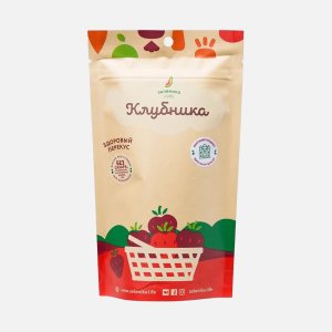 Клубника Зеленика Здоровый перекус сушеная 20г
