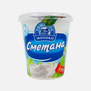 Сметана Томское молоко 15% пл/ст 300г