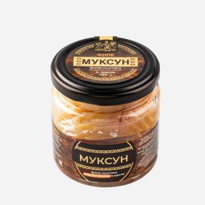 Муксун Деликатесы севера филе-ломт подкопченные в масле ст/б 190г