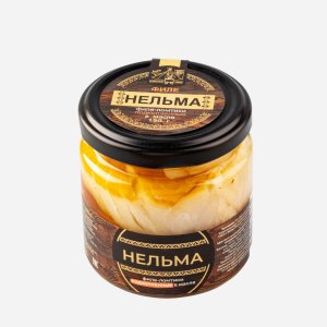 Нельма Деликатесы севера филе-ломт подкопченные в масле ст/б 190г