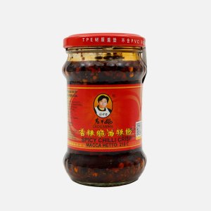 Соус Лао Ган Ма острый с хрустящим перцем чили ст/б 210г