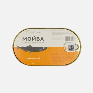Мойва Рыбное меню копченая в масле ж/б/кл 175г