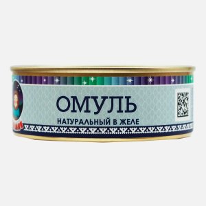 Омуль Ямалик натуральный в желе ж/б 240г