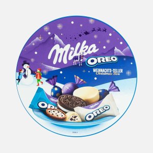 Набор конфет Милка Рождественская тарелка 197г