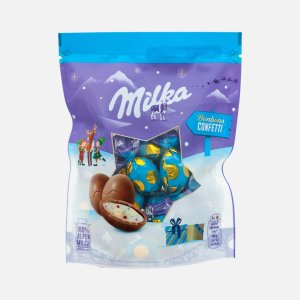 Конфеты Милка Новогодние шок яйца конфетти 86г
