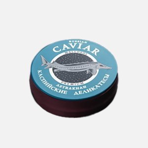 Икра Каспийские деликатесы Премиум зернистая стерляди ж/б 125г