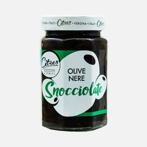 Оливки Ситрес черные б/к ст/б 290г