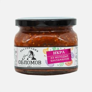 Икра Ресторация Обломов из молодых баклажанов ст/б 320г