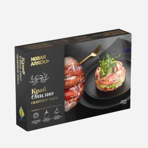 Мясо краба Опилио Новая Аляска салатное в/м к/к 200г