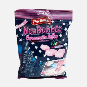 Конфеты Пиу Буоно Карамель баблгам мягкая 175г