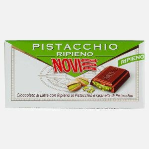 Шоколад Нови с фисташковой начинкой молочный 105г