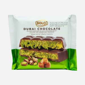 Шоколад Болчи дубайский фисташка и катаифи молочный 100г