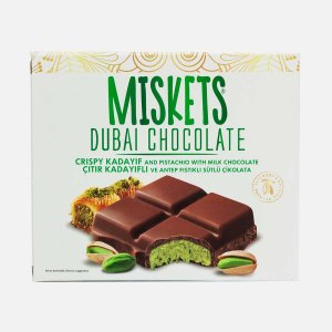 Шоколад Мискетс дубайский фисташка и катаифи молочный 100г