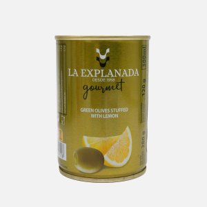 Оливки Ла Эспланада зеленые с лимоном ж/б 280г