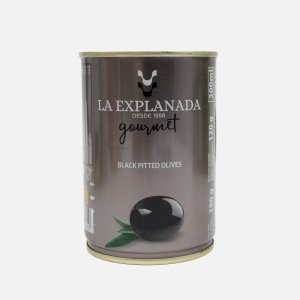 Оливки Ла Эспланада черные без косточки ж/б 280г
