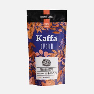 Кофе Каффа ереко 100% арабика молотый м/у 100г